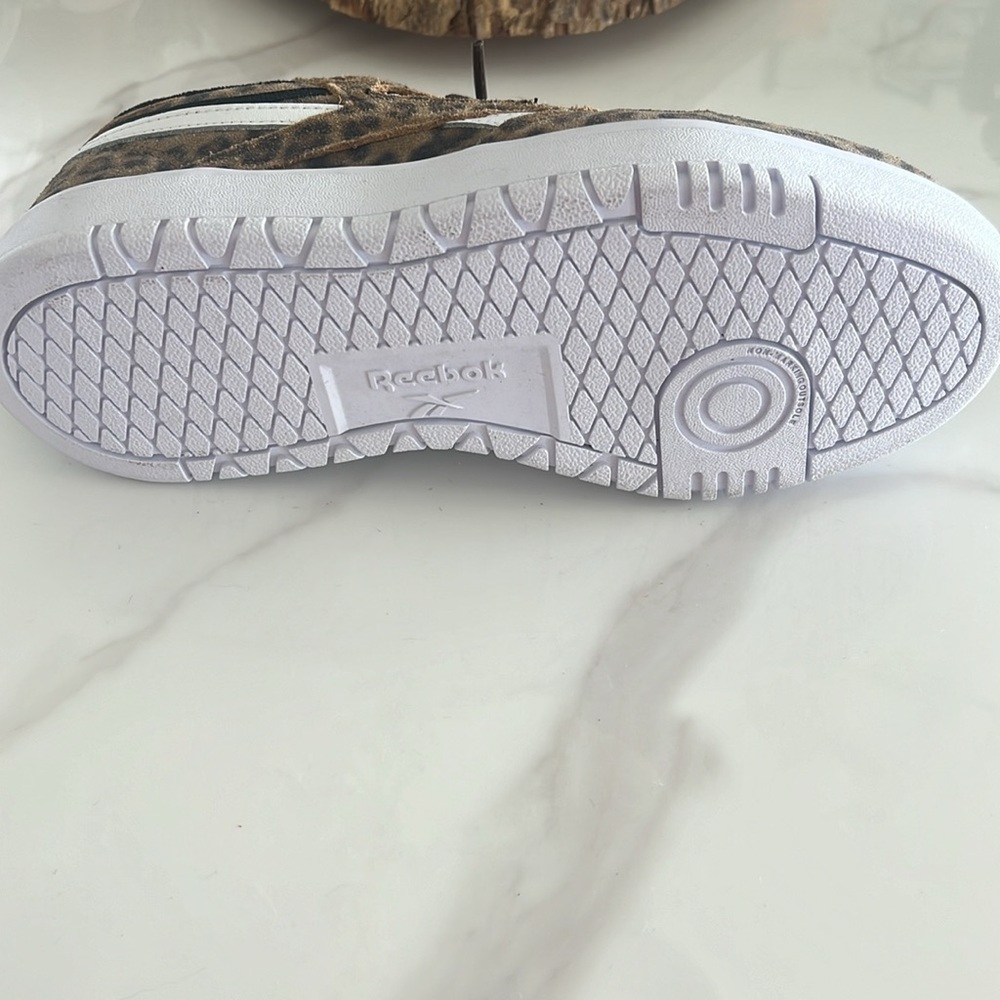 Reebok Club C Double Revenge Tennis Shoe Cheetah Print - Picture 4 of 7